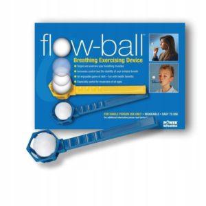 Aparat do treningu mięśni oddechowych, POWERbreathe flow-ball niebieski