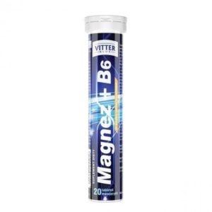 Magnez+ B6, VITTER BLUE, 20 tabletek musujących