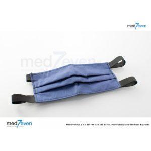 Maska ochronna bawełniana wigofil 70g na gumkę Medic Line (3 warstwy)