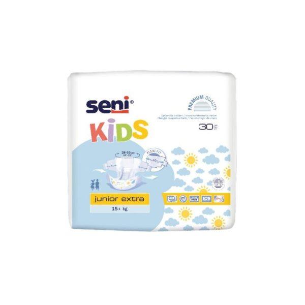 Seni Kids Junior (11-20kg) pieluchomajtki dla dzieci - 30szt.