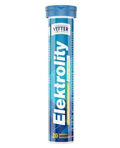 Elektrolity, VITTER BLUE, 20 tabletek musujących