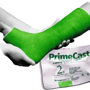 Bandaż sztywny, Zielony, Prime Cast 10,2cmx360cm