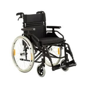 Wózek inwalidzki, aluminiowy, aktywny, CRUISER ACTIVE-3, 42cm, z amortyzatorami, lane koła, kolor szary