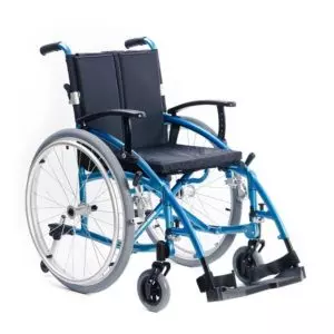 06-0173 Wózek inwalidzki, aluminiowy, Active Sport 16'' niebieski